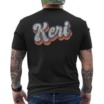 Keri Camisa Con Nombre Personalizado Letras Personalizadas De Los Años 70 Camiseta Hombre Estampado Espalda - Regaloses