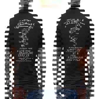 Ketchikan Alaska Quaint Little Drinking Town Fishing Problem Tank Top Men's Back Print T-Shirt | Mazezy