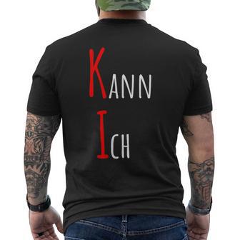 Ki Kann Ich Lustige Künstliche Intelligenzprüche T-Shirt mit Rückendruck - Geschenkecke
