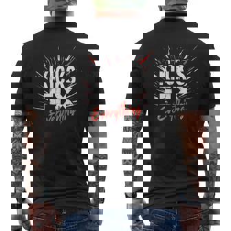 Kickboxing Quote Boxer Fix Tank Top Men's Back Print T-Shirt | Mazezy