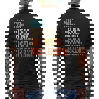 King The Man The Myth The Legend Nome King T-shirt da uomo con stampa posteriore - Novitaregali