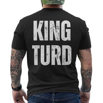 King Turd Men's T-shirt Back Print - Thegiftio UK