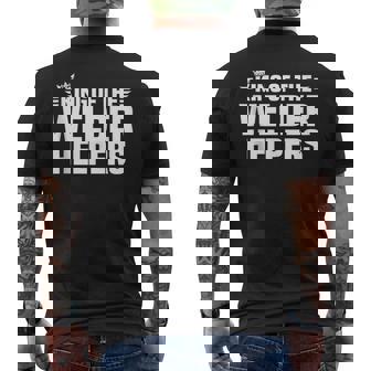 King Of The Welder Helpers Tank Top Men's Back Print T-Shirt | Mazezy