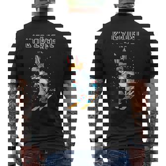 KitzbüHel Tyrol Austria Retro Ski Rabbit Men's Back Print T-Shirt | Mazezy