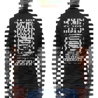 Knife Collecting Antique Enthusiast Cutting Tool Knife Lover Men's Back Print T-Shirt | Mazezy