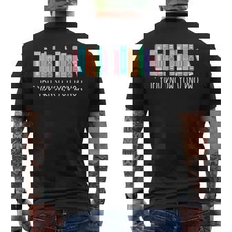 If You Know You Know 6 7 Six Seven Meme Teacher Book Lover Men's Back Print T-Shirt | Mazezy