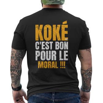 Koké C'est Bon Pour Le Moral Kreyolsat T-shirt imprimé au dos - Cadeauxyz