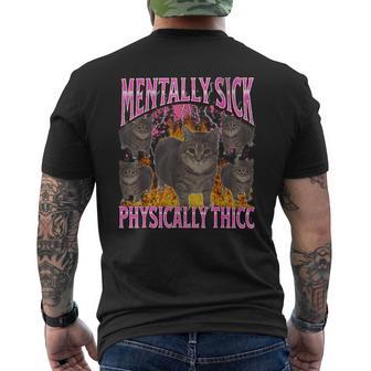 Körperlich Dicke Lustige Oia Oia Cat Meme-Bootleg-Grafik T-Shirt mit Rückendruck - Geschenkecke