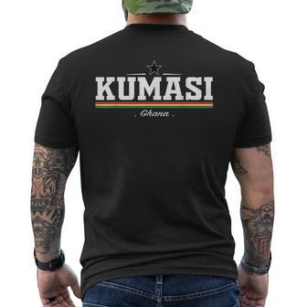 Kumasi Ghana Men's Back Print T-Shirt | Mazezy