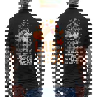 Lab Tech Thanksgiving Turkey Scientist Chemistry Tank Top Men's Back Print T-Shirt | Mazezy