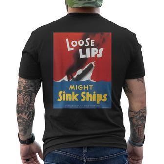 Labiosueltos Podrían Hundirse Barcos Ww2intage Camiseta Hombre Estampado Espalda - Regaloses