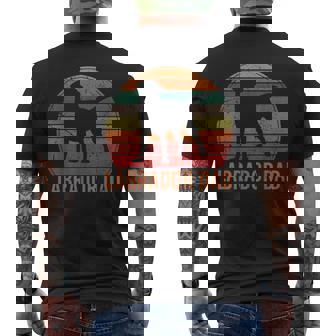 Labrador Papà Labbi Retriever Cane Razza Proprietario T-shirt da uomo con stampa posteriore - Novitaregali