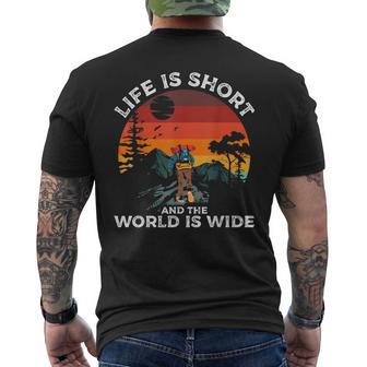 Laida Es Corta Retro Camiseta Hombre Estampado Espalda - Regaloses