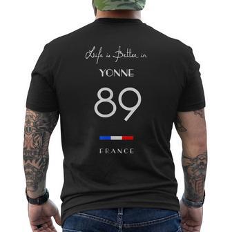 Laie Est Meilleure À Yonne Numéro 89 Bourgogne Région France T-shirt imprimé au dos - Cadeauxyz