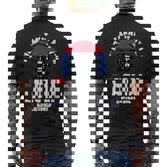 Laos Laotian Laos Flag Fathers Day Men's Back Print T-Shirt | Mazezy