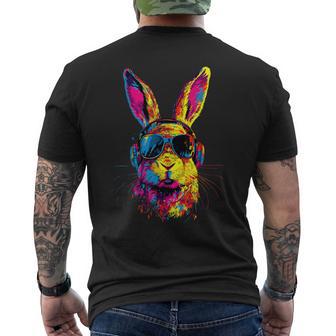 Lapin Avec Lunettes Deoleil Lapin Des Champs Doux Lapins T-shirt imprimé au dos - Cadeauxyz
