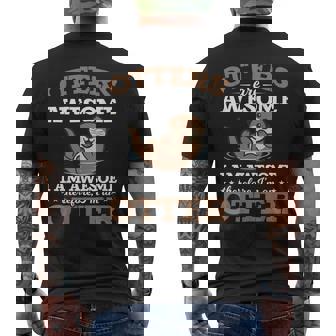 Las Nutriason Impresionantes Nutrias Chica Amantes De La Nutria Camiseta Hombre Estampado Espalda - Regaloses