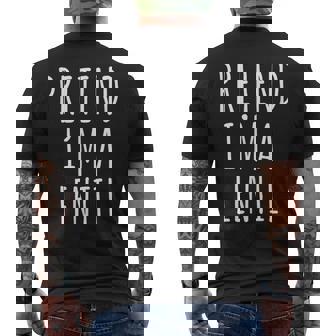 Lazy Halloween Costume Pretend I'm A Lentil Simple Easy Men's Back Print T-Shirt | Mazezy