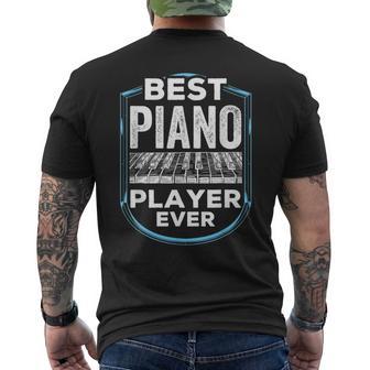 Le Meilleur Joueur De Piano De Tous Les Temps Plan Musicien T-shirt imprimé au dos - Cadeauxyz