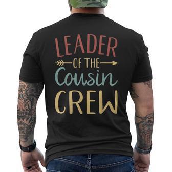 Leader Of Cool Cousins Club Family Matching The Cousin Crew Men's T-shirt Back Print | Seseable FR