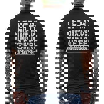 I Left My Guinea Pig To Be Here This Better Be Good Men's Back Print T-Shirt | Mazezy