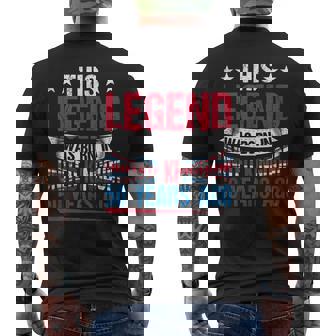 Legend Was Born In United Kingdom 50 Years Ago 50th Birthday Tank Top Men's Back Print T-Shirt | Mazezy