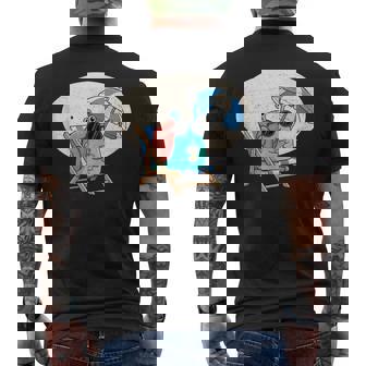 Lemon Juice Snail Summer Vacation Beach Graphic Tank Top Men's Back Print T-Shirt | Mazezy