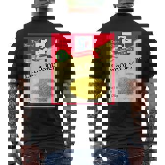 Lemon Pepper Condiment Costume Holiday Spice Costumes Men's T-shirt Back Print - Monsterry