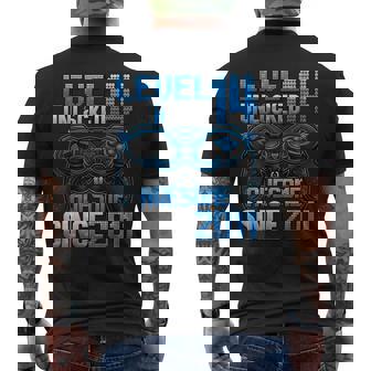 Level 14 Unlocked 14 Year Old Boys 14Th Birthday Boy Men's T-shirt Back Print - Monsterry