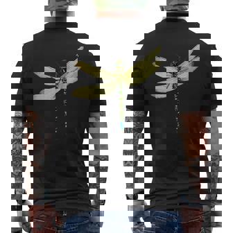 Libélulas Gráfico Insectos Camiseta Hombre Estampado Espalda - Regaloses