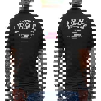 Liberia Est 1822 Liberian Flag Independence Day Men's Back Print T-Shirt | Mazezy