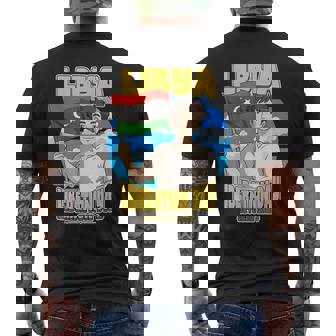 Libya Liberation Day Libyans Celebrate October 23rd Men's Back Print T-Shirt | Mazezy