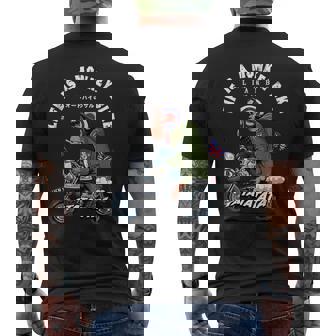 Life Is A Monkey Bike クラシック ブリットモッド メンズTシャツ バックプリント - Kawaiitshirt