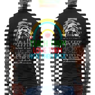 Life Skills Teacher Special Ed Love Them Life Skills Teacher Men's Back Print T-Shirt | Mazezy