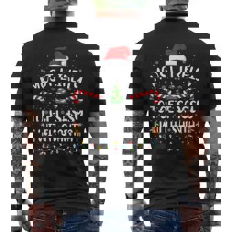 Most Likely To Get Sassy With Santa Family Matching Xmas Men's Back Print T-Shirt | Mazezy