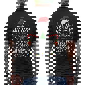 Most Likely To Sing The Christmas Songs Family Matching Xmas Men's Back Print T-Shirt | Mazezy