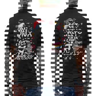 Most Likely To Survive 67 Days Of School Meme Six Seven Xmas Men's Back Print T-Shirt | Mazezy