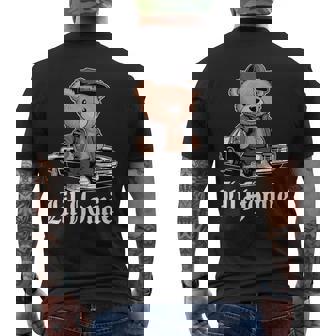 Lil Homie Hip Hop Teddy Bear Lowrider Chicano Cholo Men's T-shirt Back Print | Seseable UK