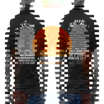 Limb Loss Awareness Support Retro Limb Loss Orange Ribbon Men's T-shirt Back Print | Seseable CA