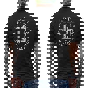Limited Edition Est 2013 Official Nager 13Th Birthday Men's T-shirt Back Print | Seseable UK