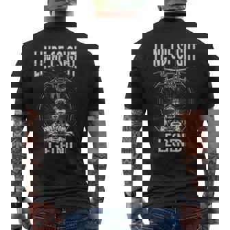 Line Of Sight Legend Drone Flying FPV Pilot Pride Tank Top Men's Back Print T-Shirt | Mazezy