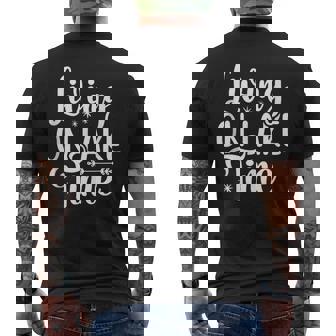 Living On Lake Time Boating Vacation Hobby Sailing Tank Top Men's Back Print T-Shirt | Mazezy