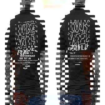 Living Water Eternal Life John 4 メンズTシャツ バックプリント - Kawaiitshirt