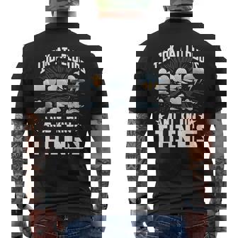 I Look At Clouds And I Know Things Weather Lover Men's Back Print T-Shirt | Mazezy