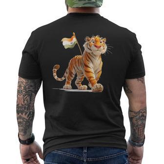 Look Tigre Indien Pour Les Amoureux Du Bengale Et Des Chats T-shirt imprimé au dos - Cadeauxyz