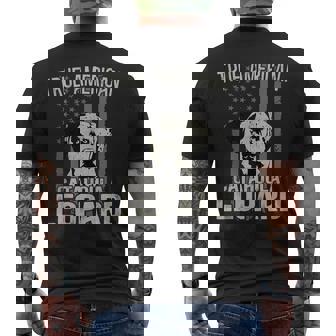 Louisiana Catahoula Leopard Dog True American US Dog Fans Tank Top Men's Back Print T-Shirt | Mazezy