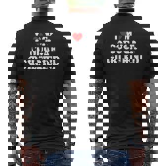 I Love My Cougar Girlfriend I Love My Cougar Gf Men's T-shirt Back Print | Seseable UK