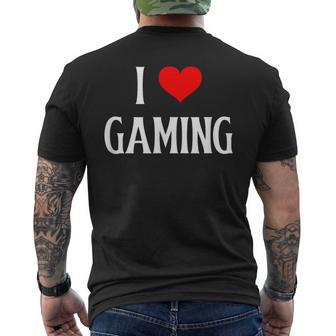 I Love Gaming I Heart Gaming Amateur De Jeuxidéo T-shirt imprimé au dos - Cadeauxyz