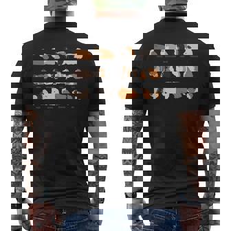 I Love Guinea Pig モルモット種tシャツ 長袖tシャツ メンズTシャツ バックプリント - Kawaiitshirt