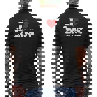 I Love Heart 台湾フォルモサ 台湾文化 長袖tシャツ メンズTシャツ バックプリント - Kawaiitshirt